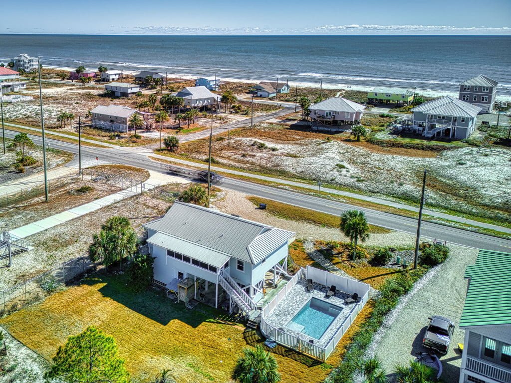 Sandy Daze - St. George Island Florida Vacation Rental - DJI_20240128134242_0179_D_FOMO01_HDR-FS-Focus Sandy Daze - St. George Island Florida Vacation Rental - DJI_20240128134242_0179_D_FOMO01_HDR-FS-Focus